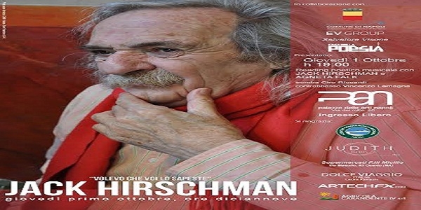 Napoli: oggi al PAN c'e' Jack Hirschman.