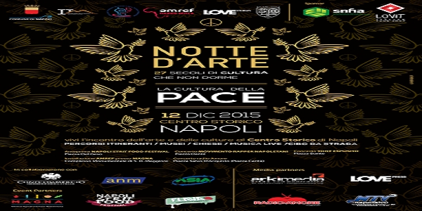 Napoli: domani a Palazzo San Giacomo la presentazione della Notte d'Arte 2015