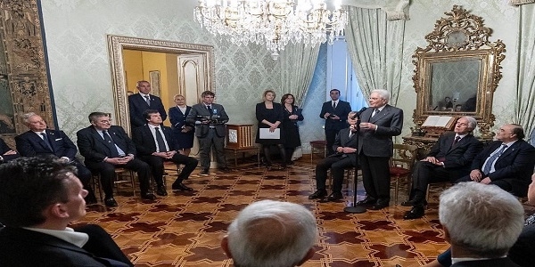 Il Presidente Mattarella ha ricevuto una delegazione della Federazione Ginnastica d’Italia