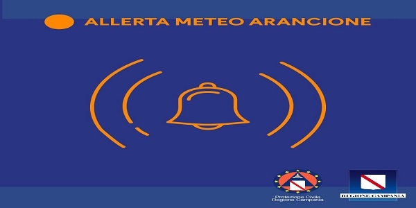 CAMPANIA: ALLERTA METEO ARANCIONE DA DOMANI MATTINA