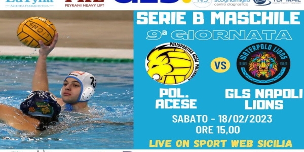 Pallanuoto: la GLS Napoli Lions impegnata in trasferta a Catania contro l\'Acese