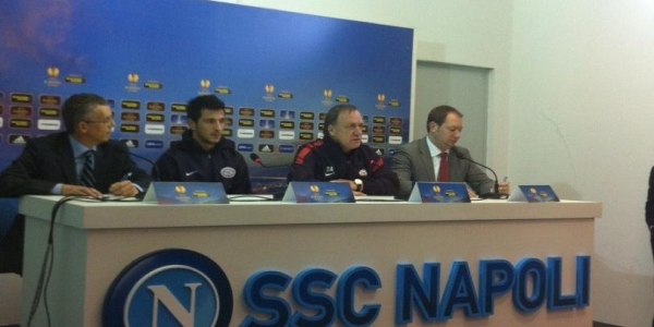 Napoli - Psv: Conferenza stampa degli olandesi