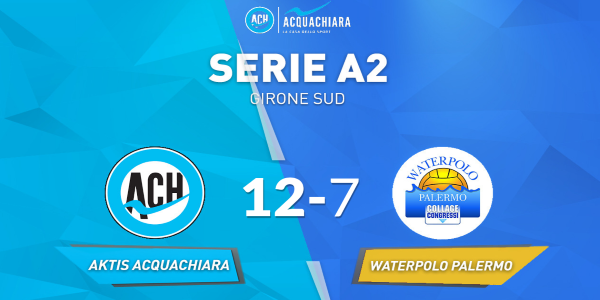 L’Aktis Acquachiara torna a ruggire: battuta 12-7 la WP Palermo con una prova maiuscola