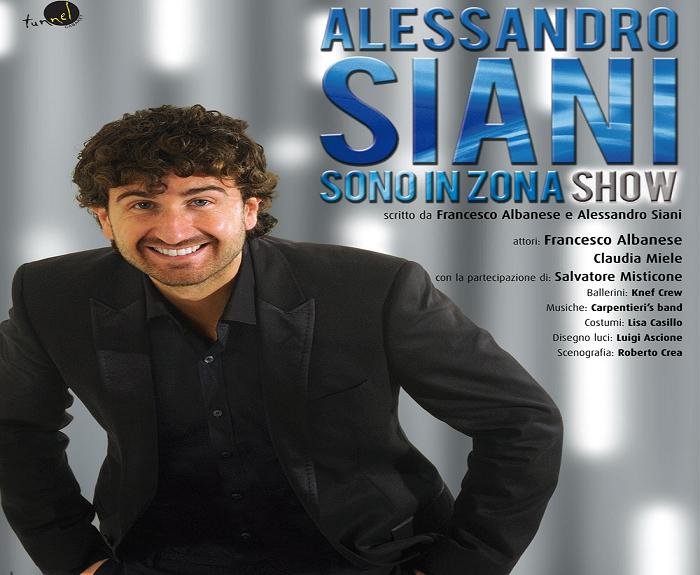 Napoli: Siani in scena con 'Sono in zona show'