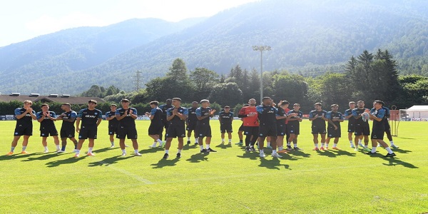 Dimaro Folgarida: primo allenamento per il Napoli