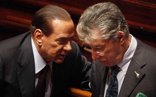 Berlusconi: Bossi, lascia? No,non credo