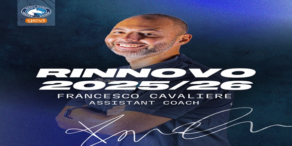 Gevi Napoli Basket: Francesco Cavaliere confermato Assistent Coach fino al 2026