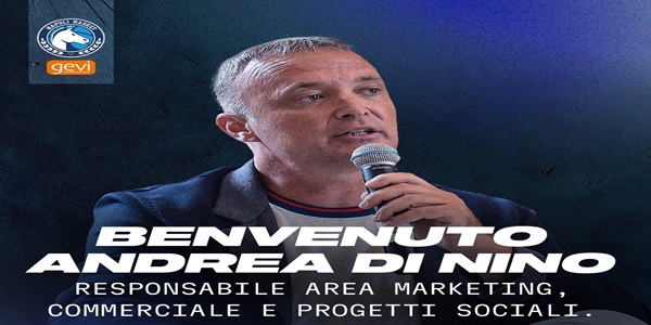 Gevi Napoli Basket: Andrea Di Nino Responsabile Area Marketing, Commerciale e Progetti Sociali