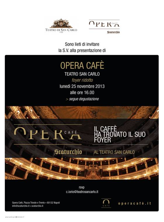  Caffè Opera e CdA del San Carlo