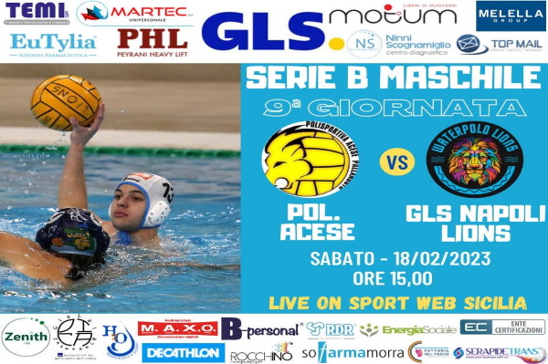 Pallanuoto: la GLS Napoli Lions impegnata in trasferta a Catania contro l\'Acese