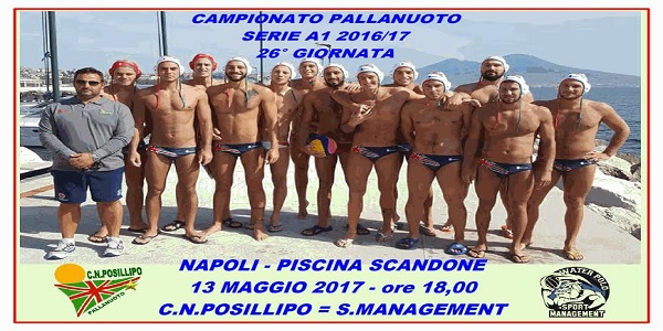 Pallanuoto: Posillipo - BPM Sport Management, out Klikovac e Vincenzo Renzuto