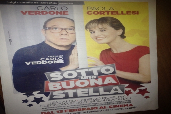 Cinema: Sotto una buona stella, nuova esilarante commedia con Carlo Verdone e Paola Cortellesi