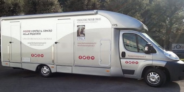 Napoli, prevenzione tumore alla prostata: arriva il nuovo camper PROSUD.