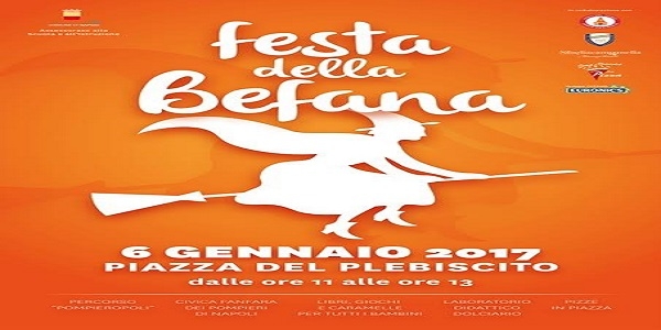 Napoli: il Comune organizza la festa della Befana in Piazza del Plebiscito