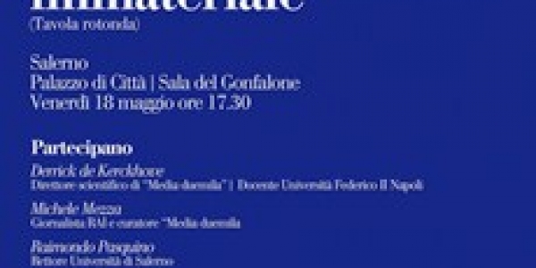 COMUNE DI SALERNO: TAVOLA ROTONDA SU ECONOMIA IMMATERIALE