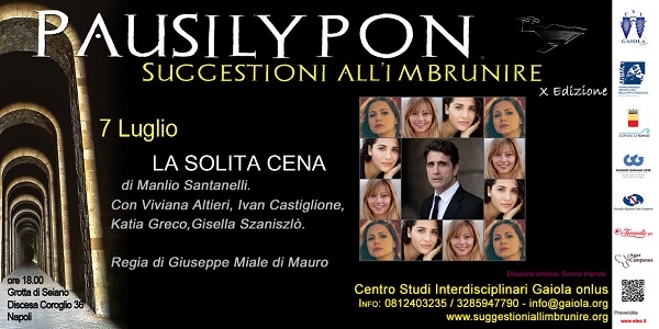 Quarta Serata Pausilypon Suggestioni all’Imbrunire 2018 - La solita cena di Manlio Santanelli