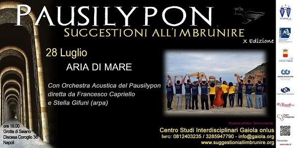 Napoli, ultima Serata al Pausilypon: Aria di mare con l’Orchestra Acustica del Pausilypon