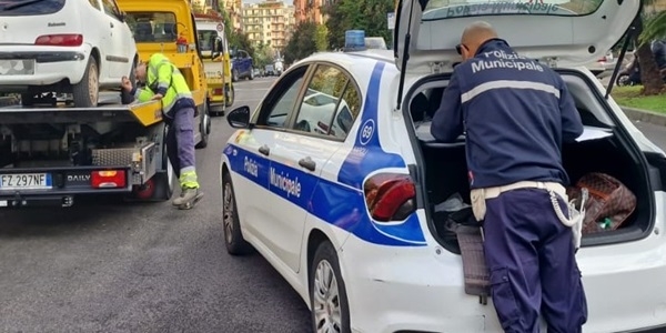 Napoli, Vomero: controlli e sanzioni della Municipale