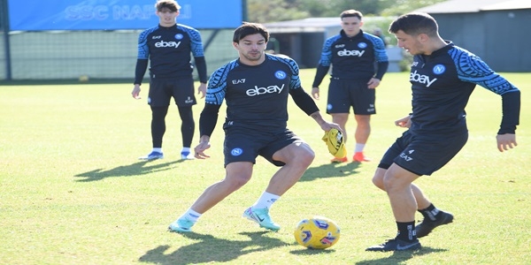 Castel Volturno: azzurri al lavoro, out Elmas per un risentimento muscolare.