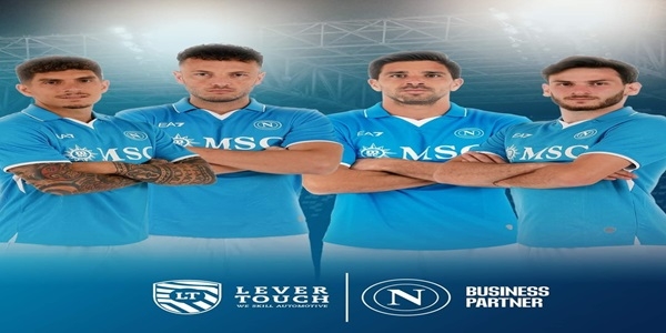 SSC Napoli rinnova la partnership con Lever Touch