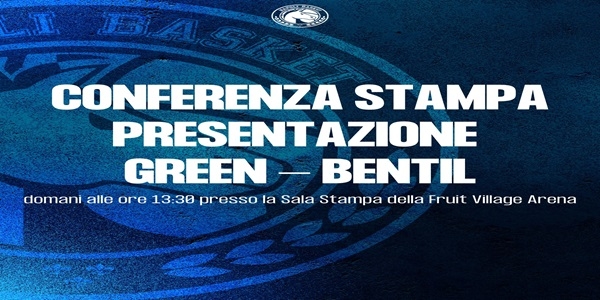 S.S. NAPOLI BASKET, DOMANI LA CONFERENZA STAMPA DI PRESENTAZIONE DI GREEN E BENTIL