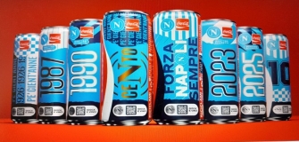 SSC Napoli e Coca-Cola celebrano il Centenario azzurro con otto lattine in edizione limitata