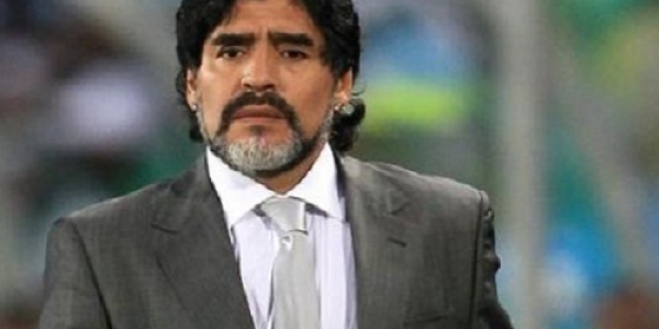 Maradona in visita in India