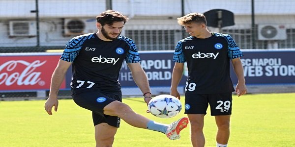 Castel Volturno: azzurri al lavoro, domani sera sfida con il Real Madrid