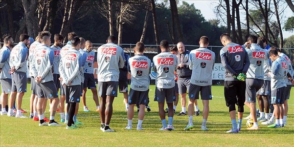 Napoli: allenamento mattutino. I precedenti con l'Inter in Coppa Italia.