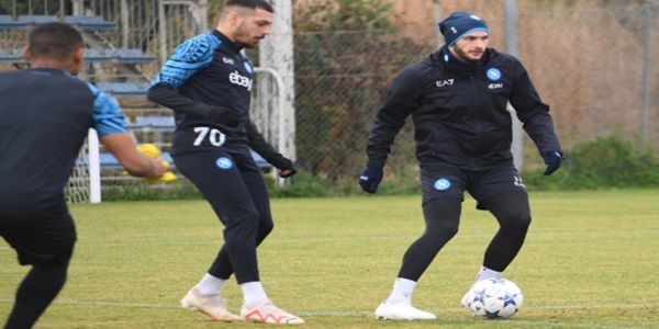 Castel Volturno: il Napoli prepara il match con il Braga. Il report dell\'allenamento