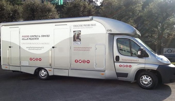 Napoli, prevenzione tumore alla prostata: arriva il nuovo camper PROSUD.