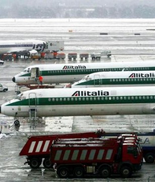 Fiumicino: cancellati 50% dei voli