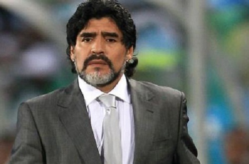 Maradona in visita in India