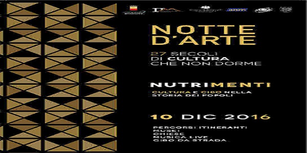 Napoli: domani in programma la Notte d'arte 2016.